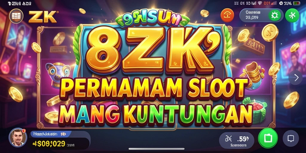 Tampilan gameplay 8ZK menunjukkan keseruan saat putaran Slot berlangsung.