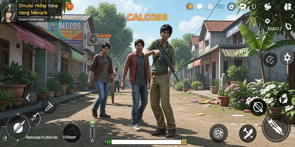 Tampilan gameplay CALO288 yang menarik dan dinamis.
