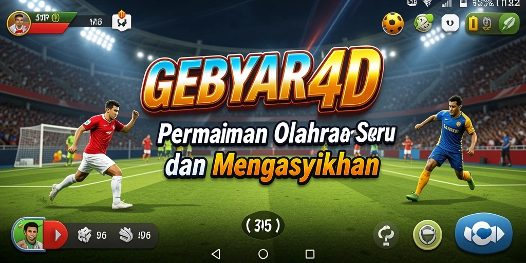 Tampilan seru dari gameplay GEBYAR4D yang memukau.