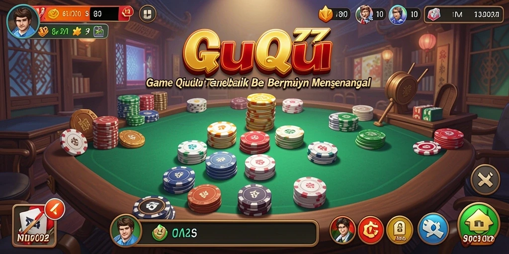 Screenshot gameplay GUS77 yang menampilkan keseruan permainan QiuQiu.
