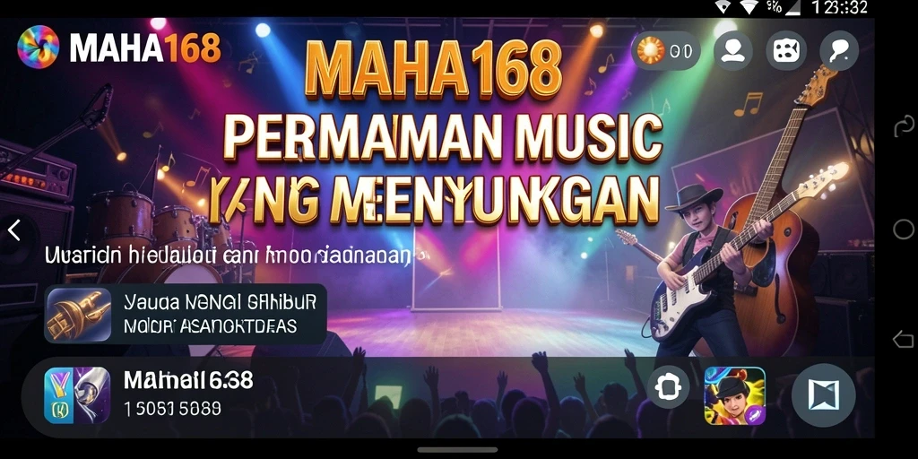 Tampilan gameplay MAHA168 yang seru dan penuh warna.