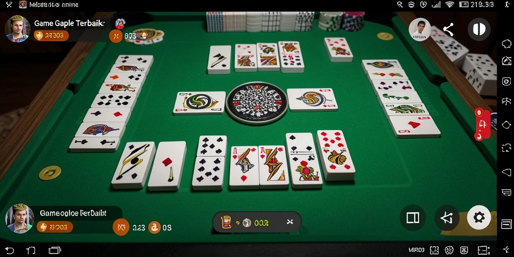 Tampilan seru gameplay Gaple di MPO303.