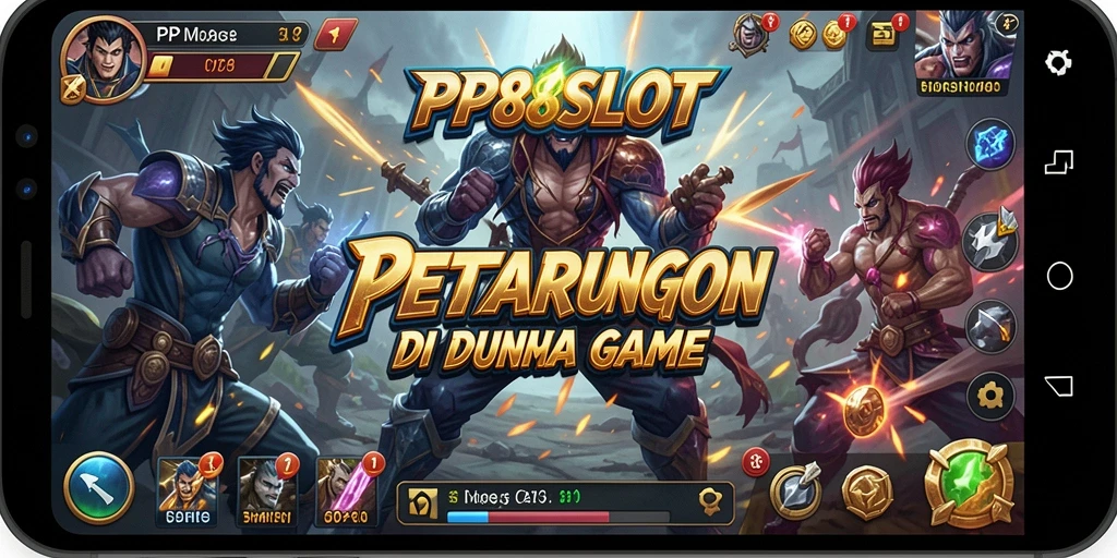 Tangkapan layar menampilkan aksi pertarungan seru di PP8SLOT.