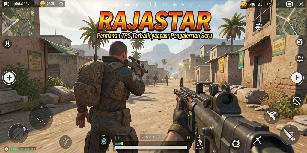 Tangkapan layar menunjukkan aksi mendebarkan dalam gameplay RAJASTAR.