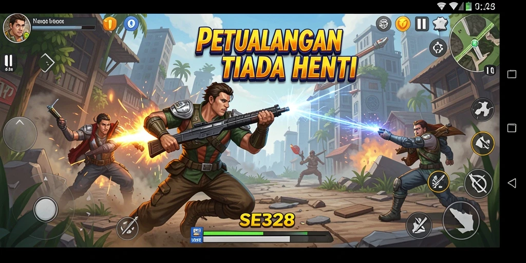 Deskripsi gameplay mendebarkan dari SE328 dengan aksi yang seru.