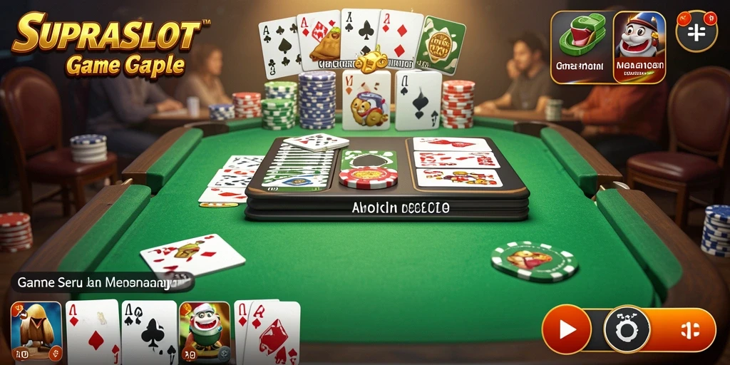 Tampilan menarik dari gameplay SUPRASLOT yang seru.