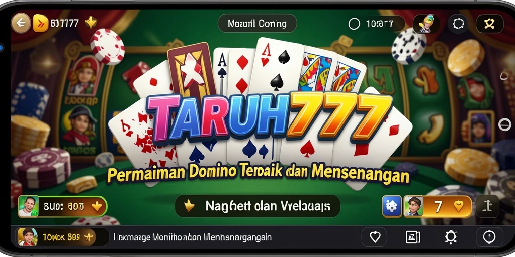 Tangkapan layar TARUH777 menampilkan aksi seru permainan Domino.